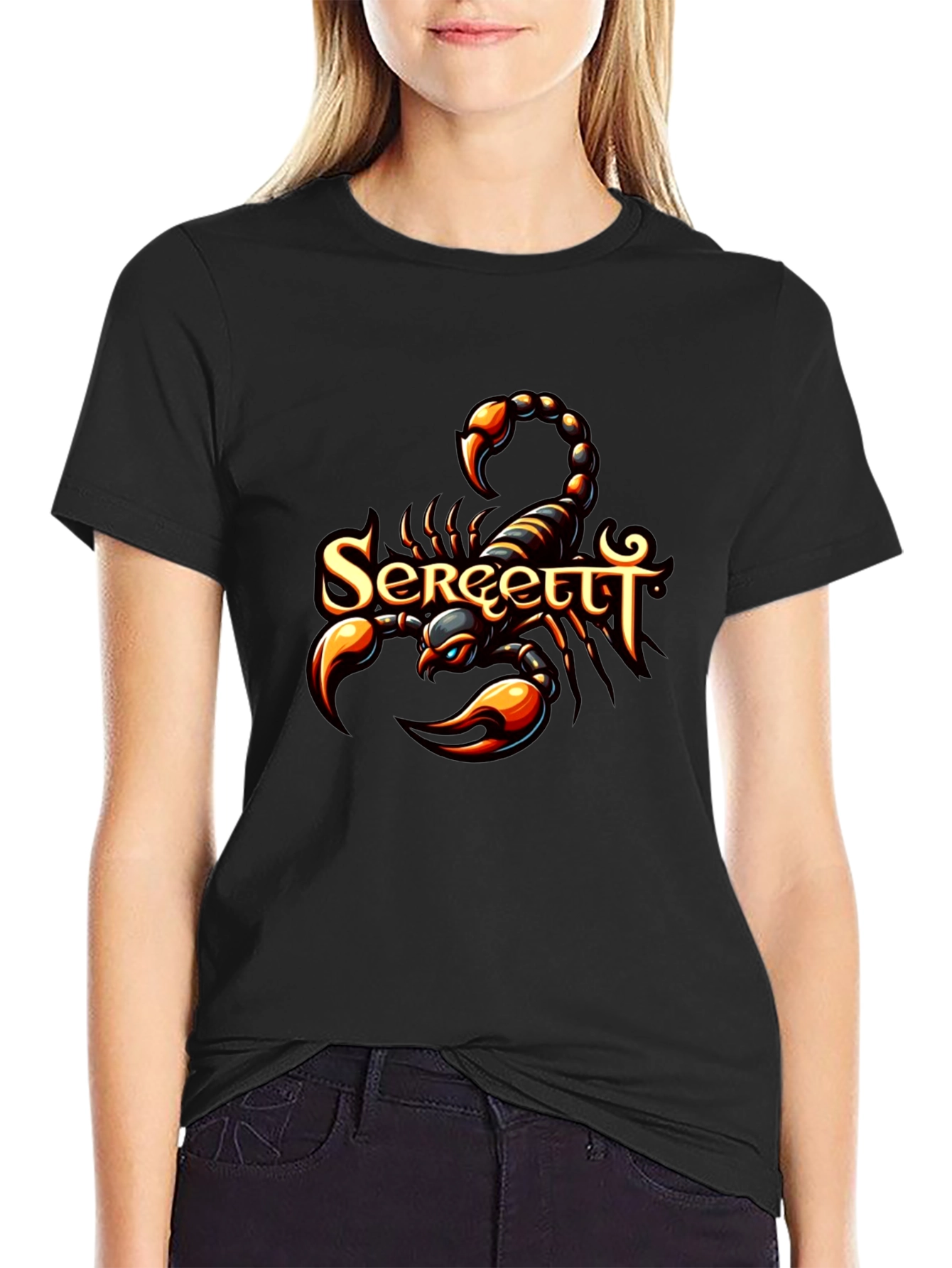 Scorpion Graphic Black T-Shirt