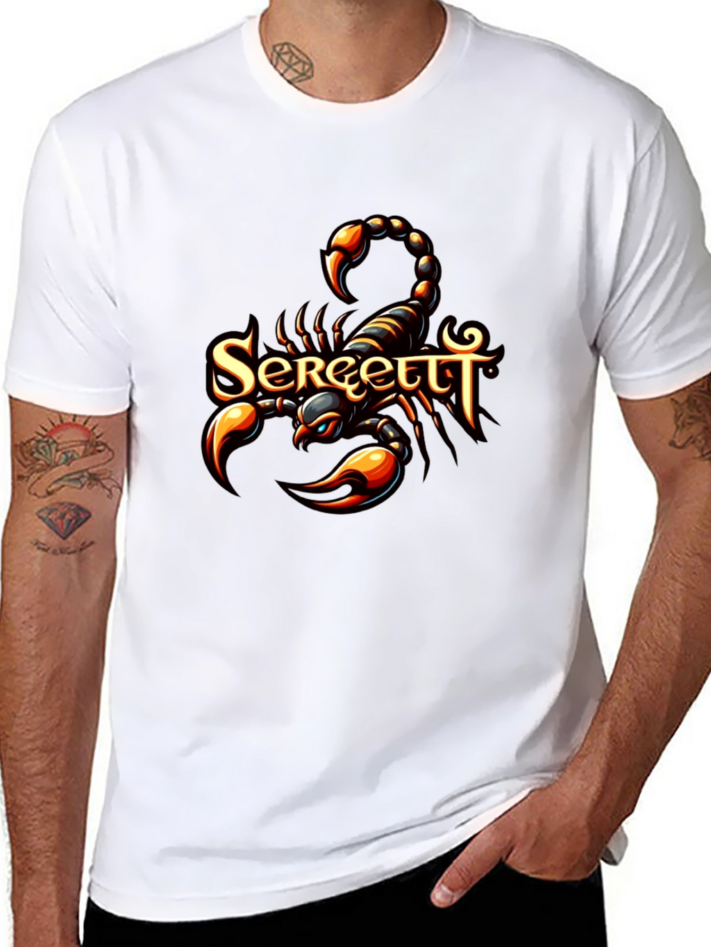 Scorpion Graphic Black T-Shirt