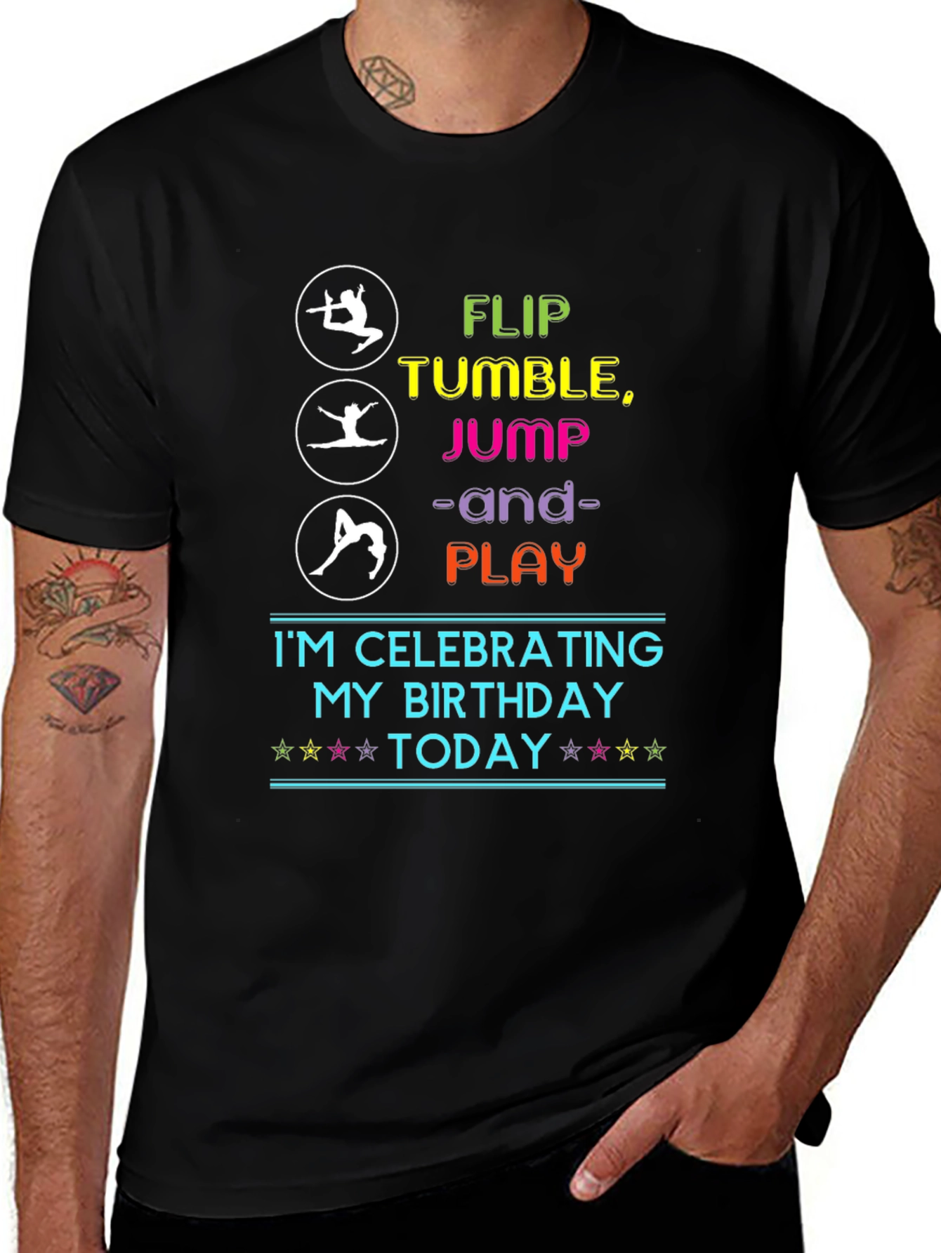 Gymnastics Birthday Celebration T-Shirt