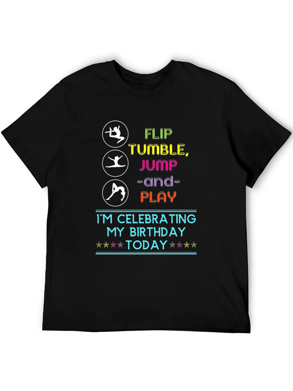 Gymnastics Birthday Celebration T-Shirt