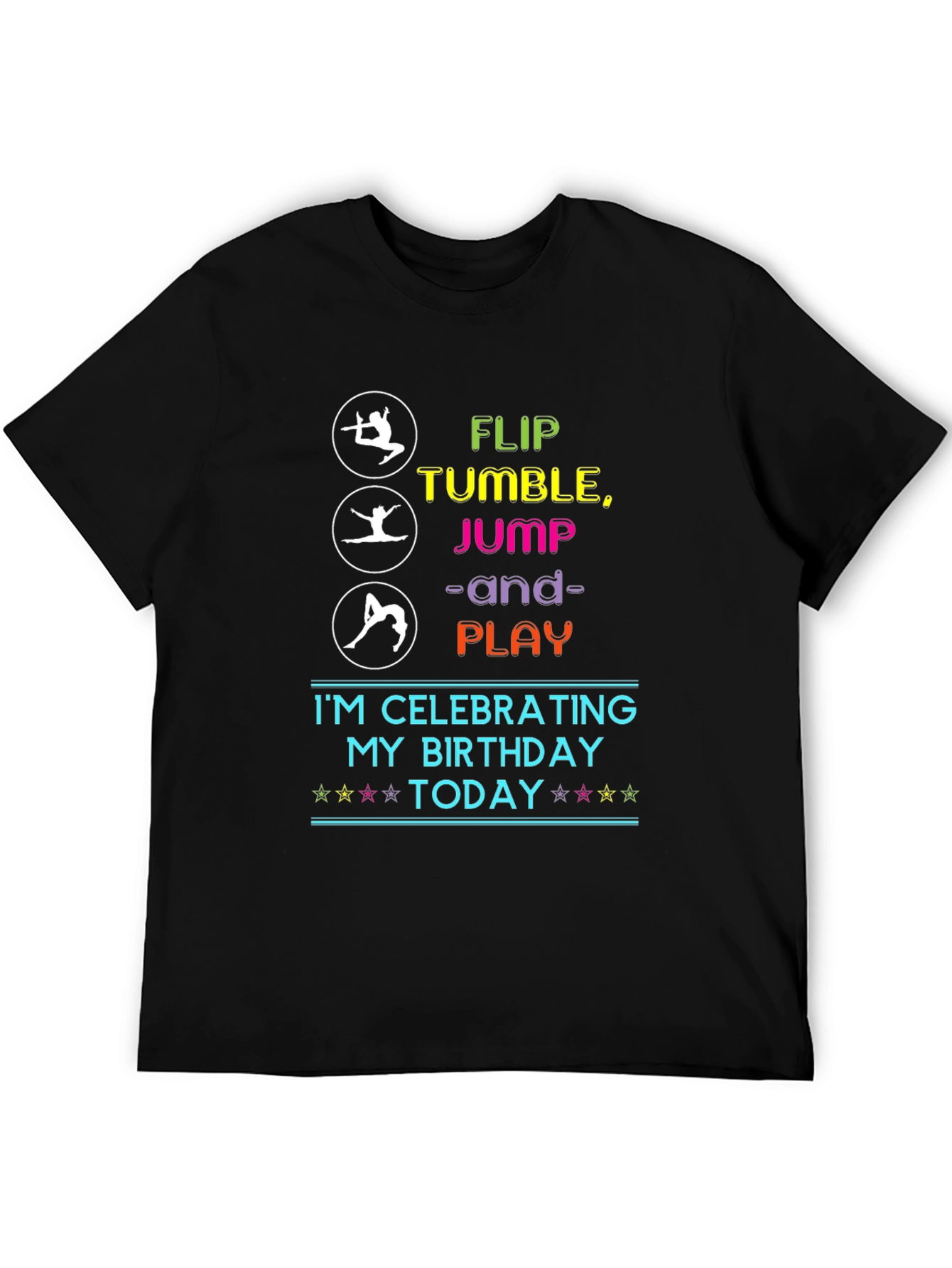 Gymnastics Birthday Celebration T-Shirt