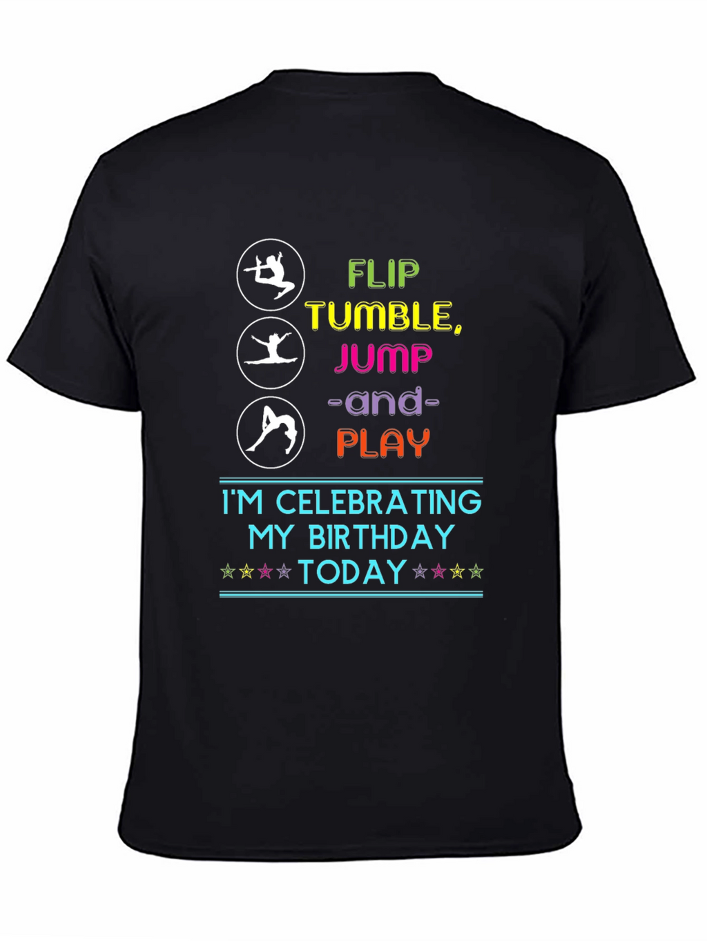 Gymnastics Birthday Celebration T-Shirt
