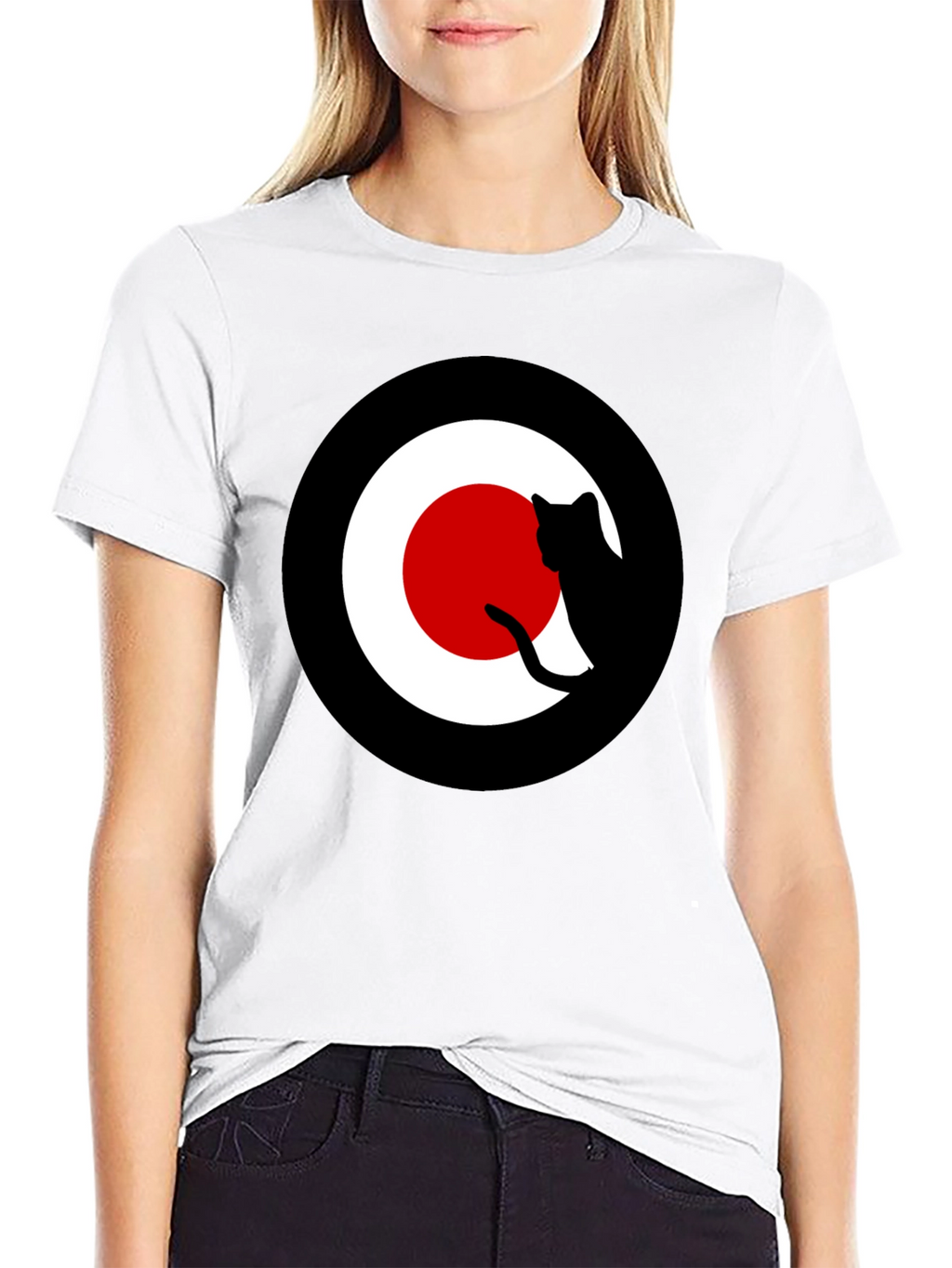 Cool Cat Silhouette Target T-Shirt