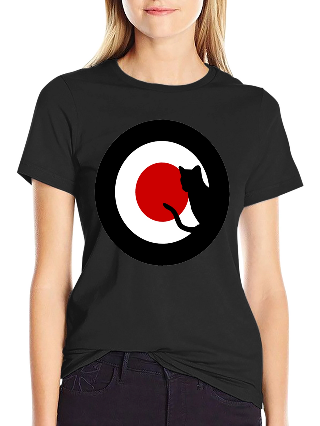 Cool Cat Silhouette Target T-Shirt