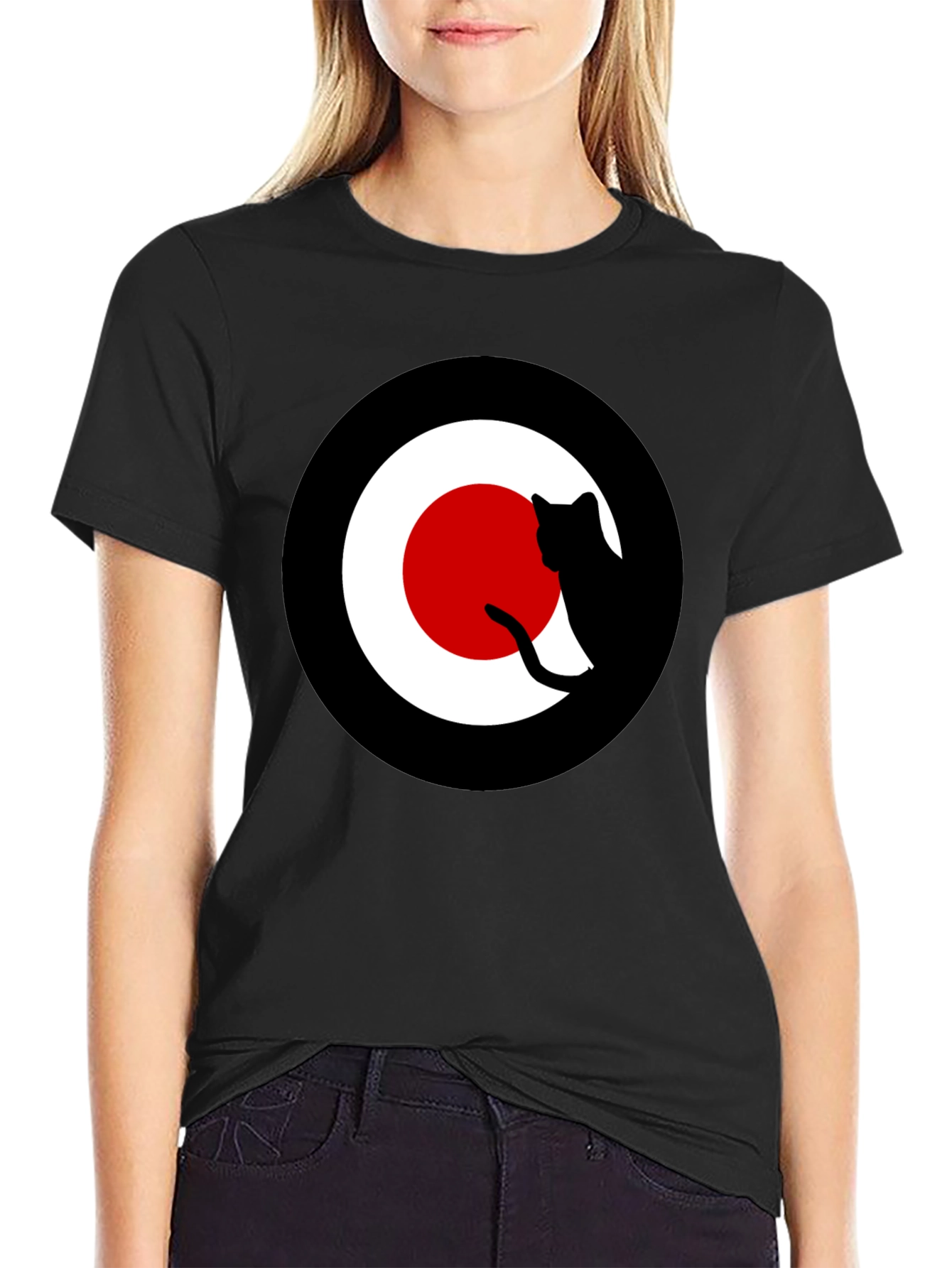 Cool Cat Silhouette Target T-Shirt