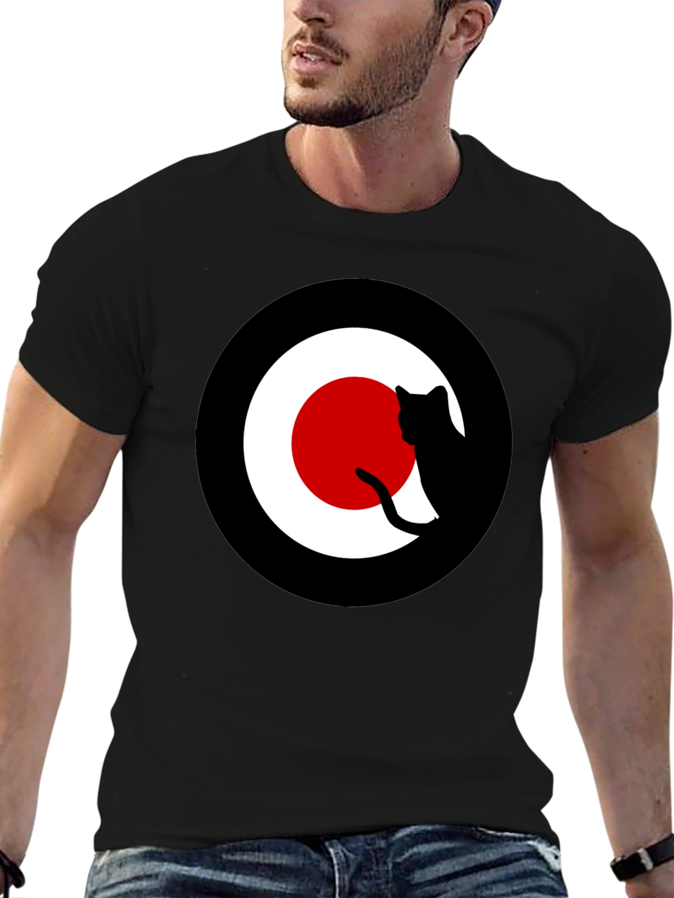 Cool Cat Silhouette Target T-Shirt
