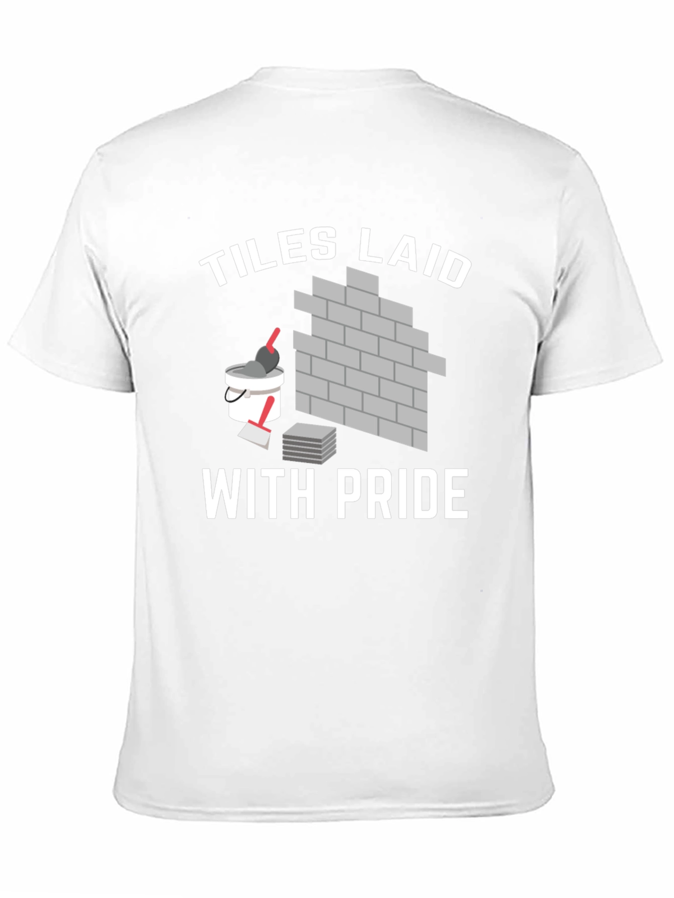 Tiles Laid With Pride Black T-Shirt