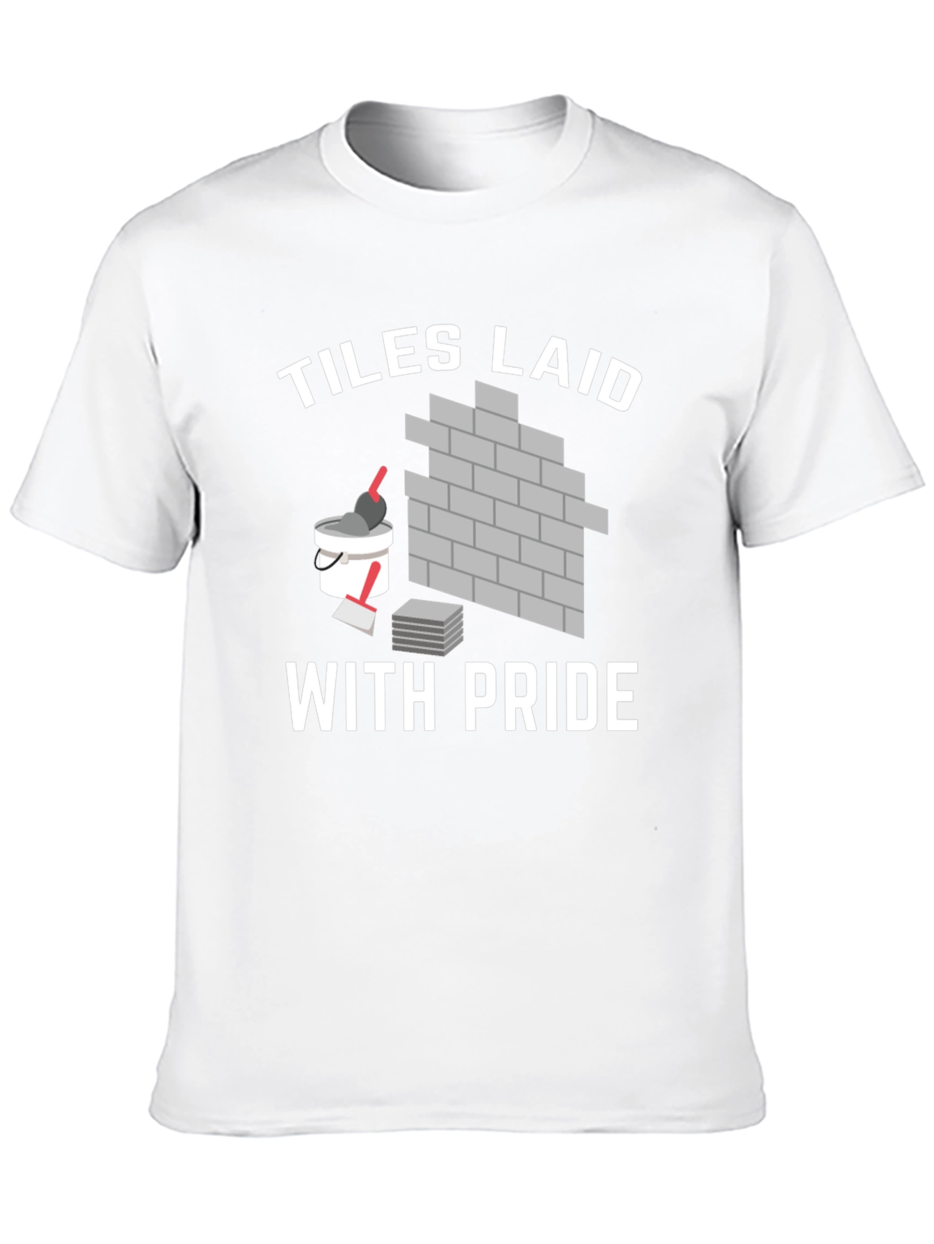 Tiles Laid With Pride Black T-Shirt