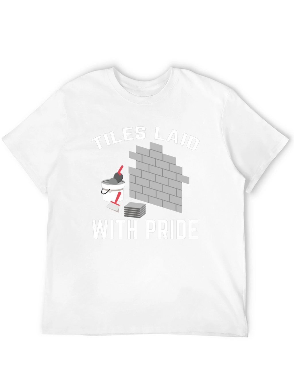 Tiles Laid With Pride Black T-Shirt