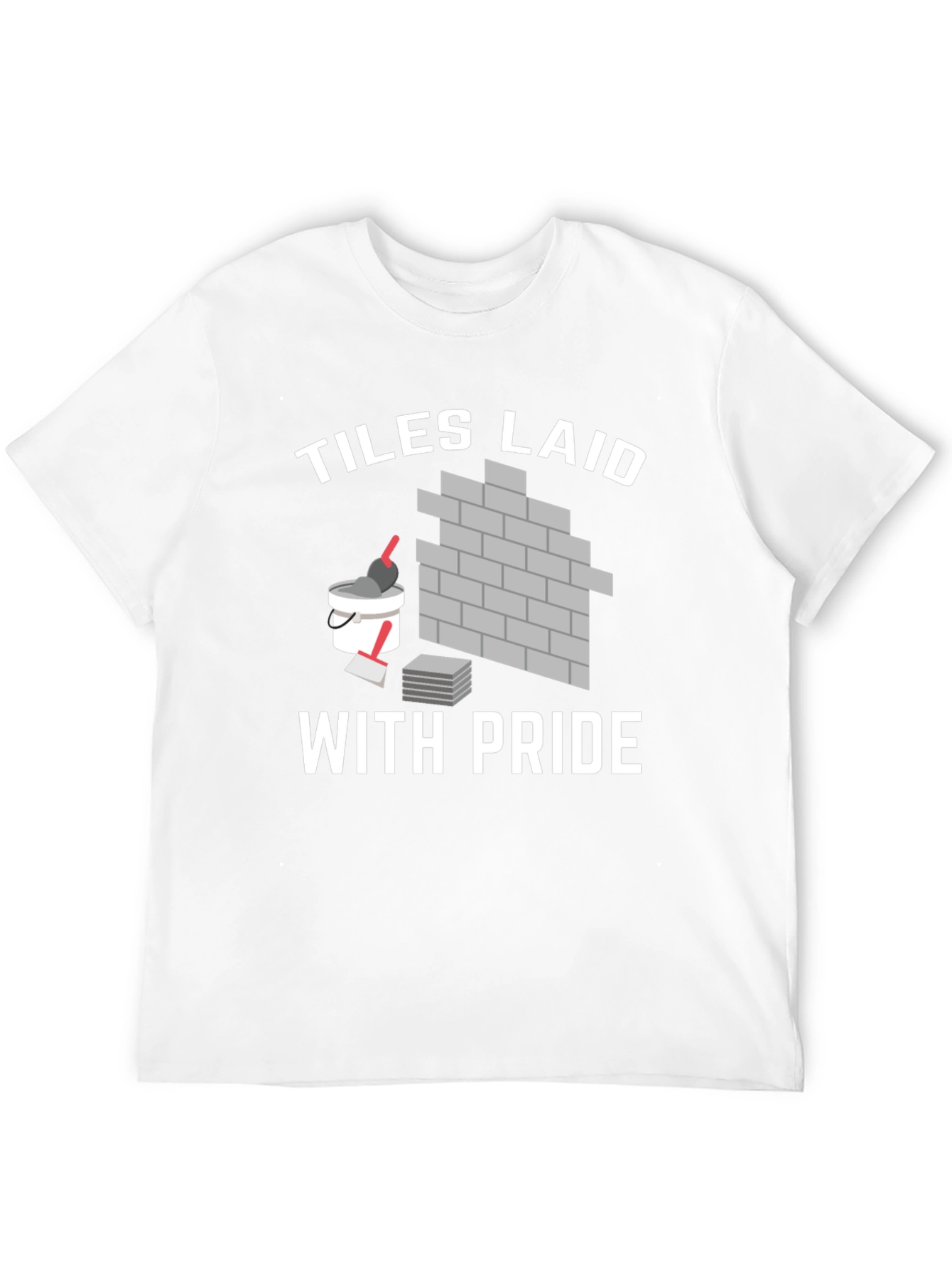 Tiles Laid With Pride Black T-Shirt