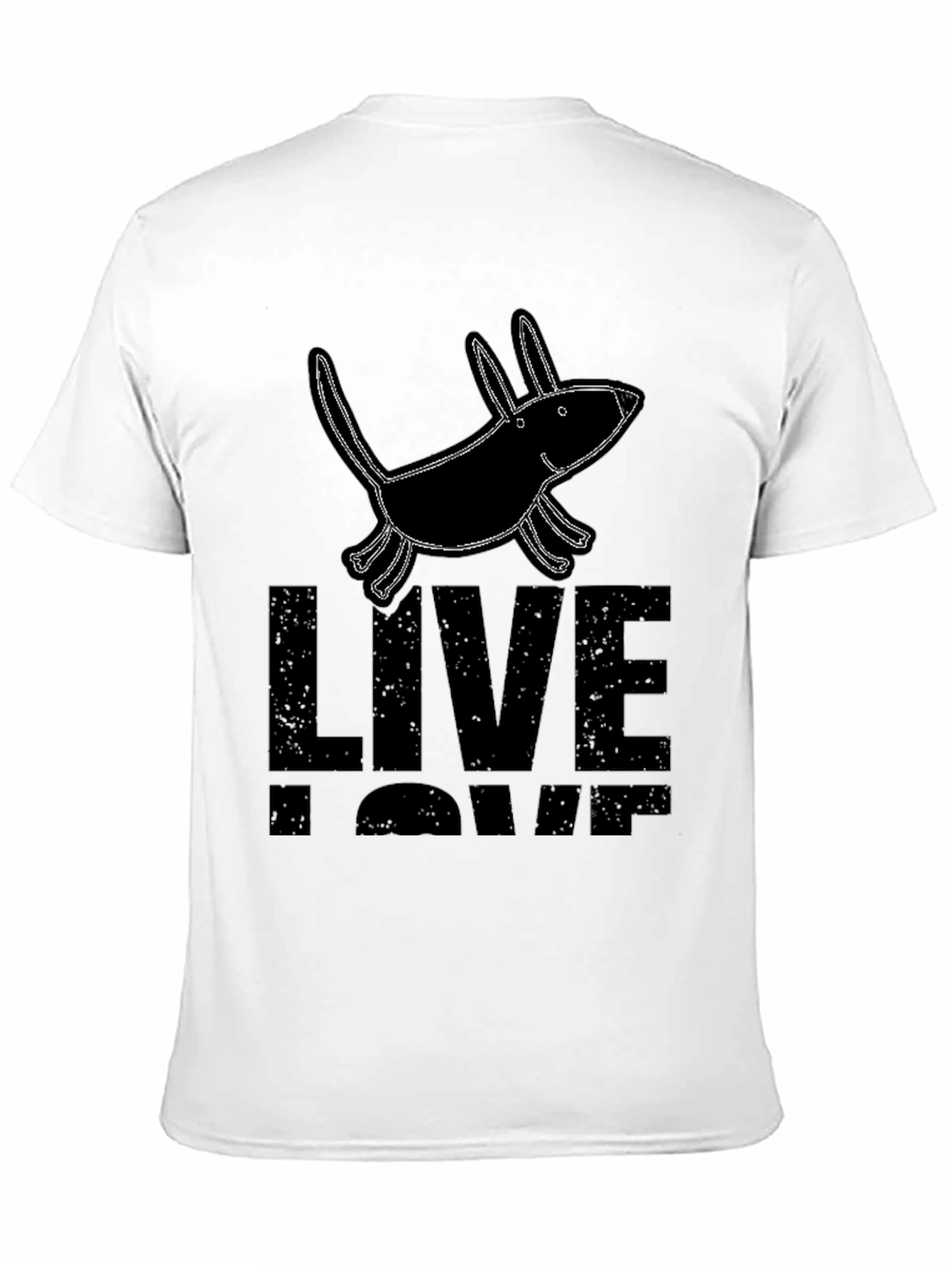 Live Love Bark Black Graphic Tee