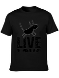 Live Love Bark Black Graphic Tee