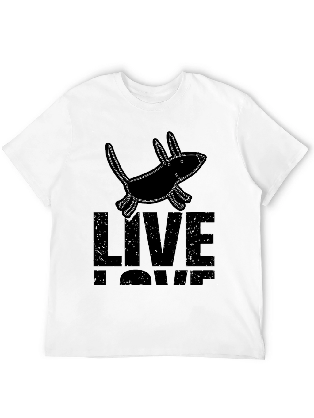 Live Love Bark Black Graphic Tee