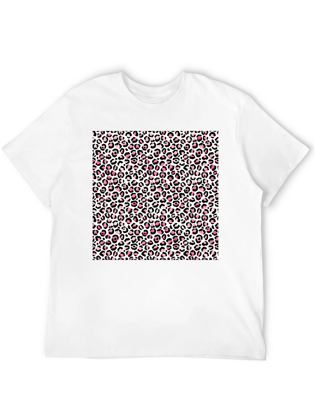Leopard Print Black T-Shirt