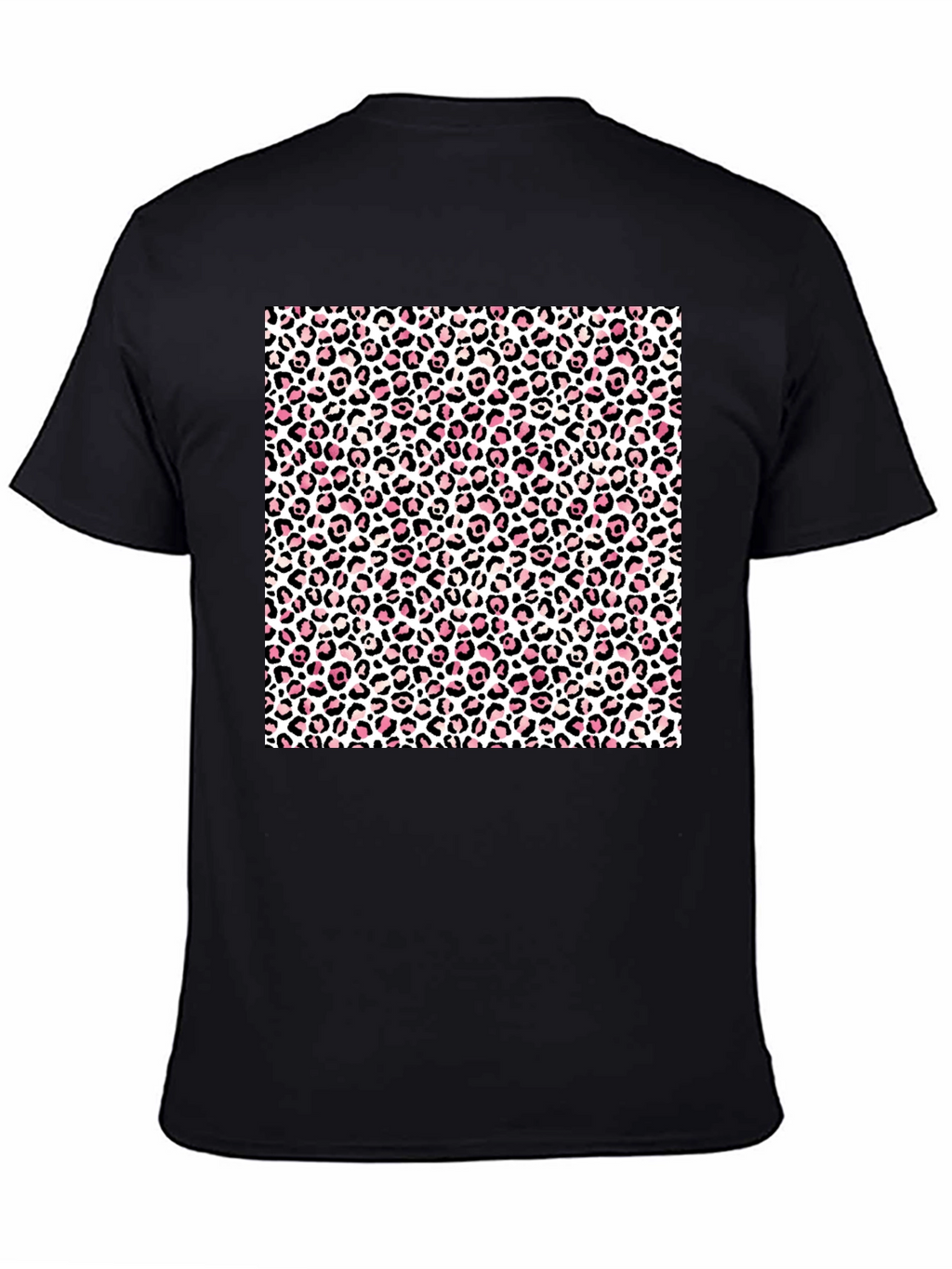 Leopard Print Black T-Shirt