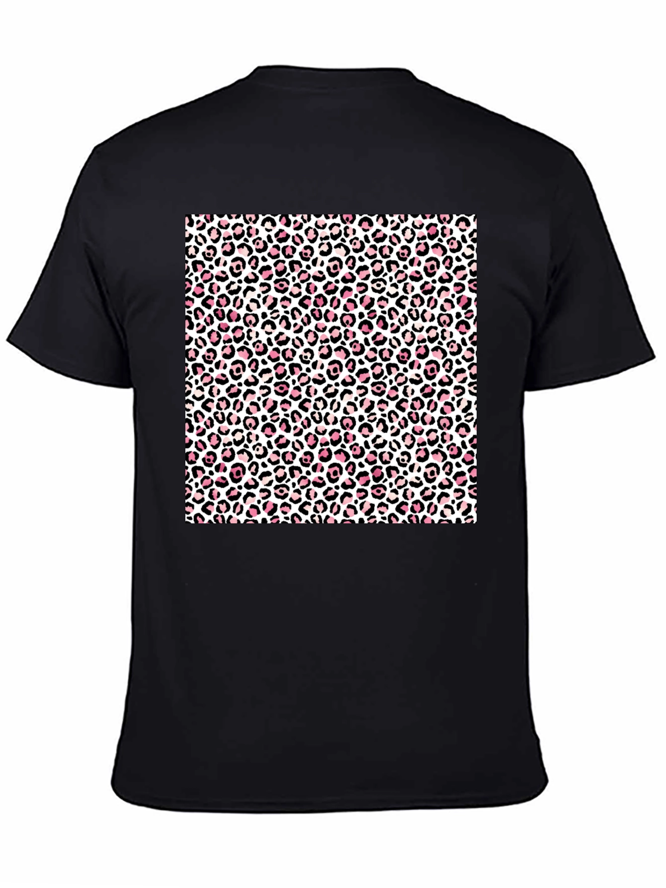 Leopard Print Black T-Shirt