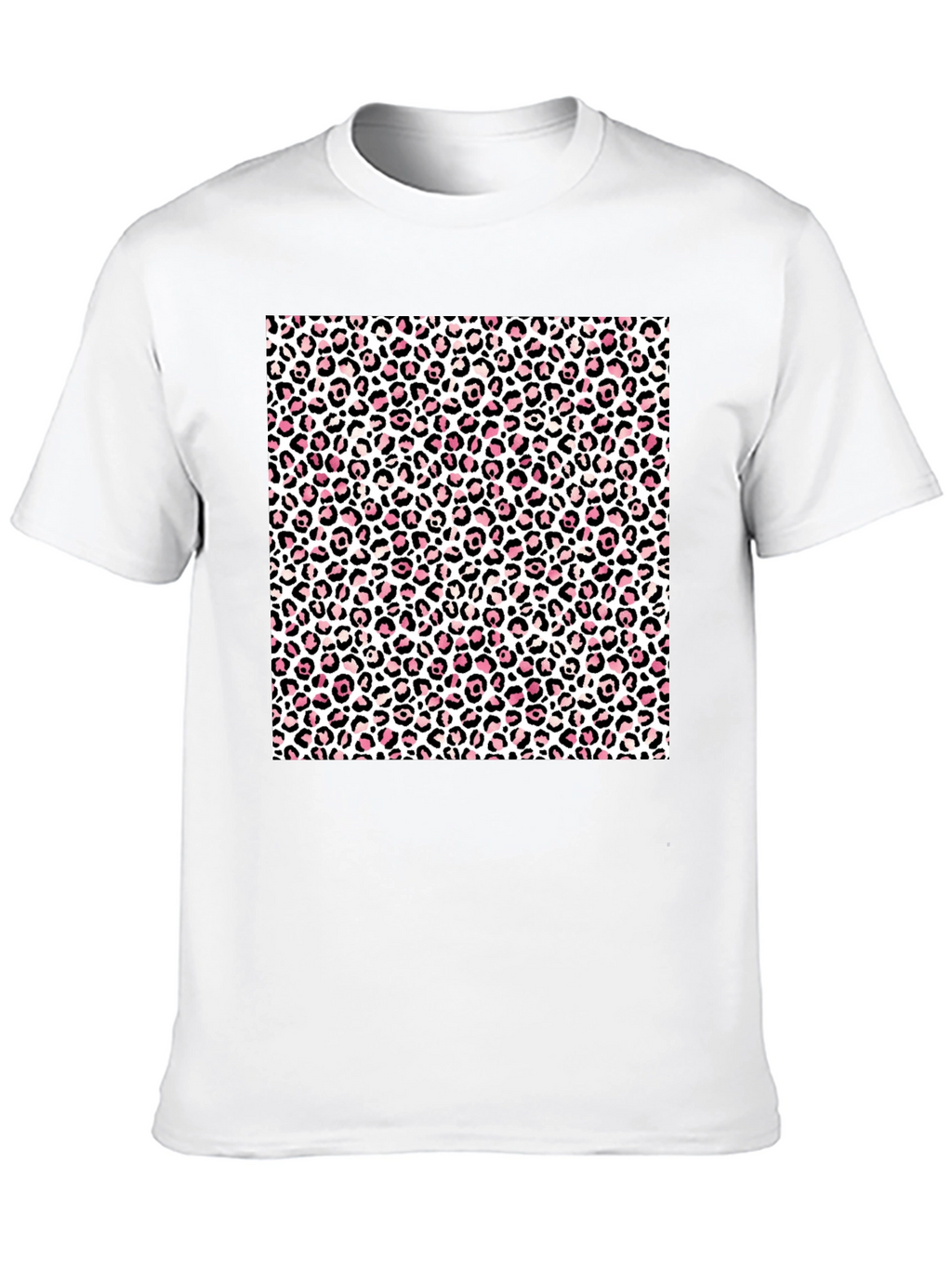 Leopard Print Black T-Shirt
