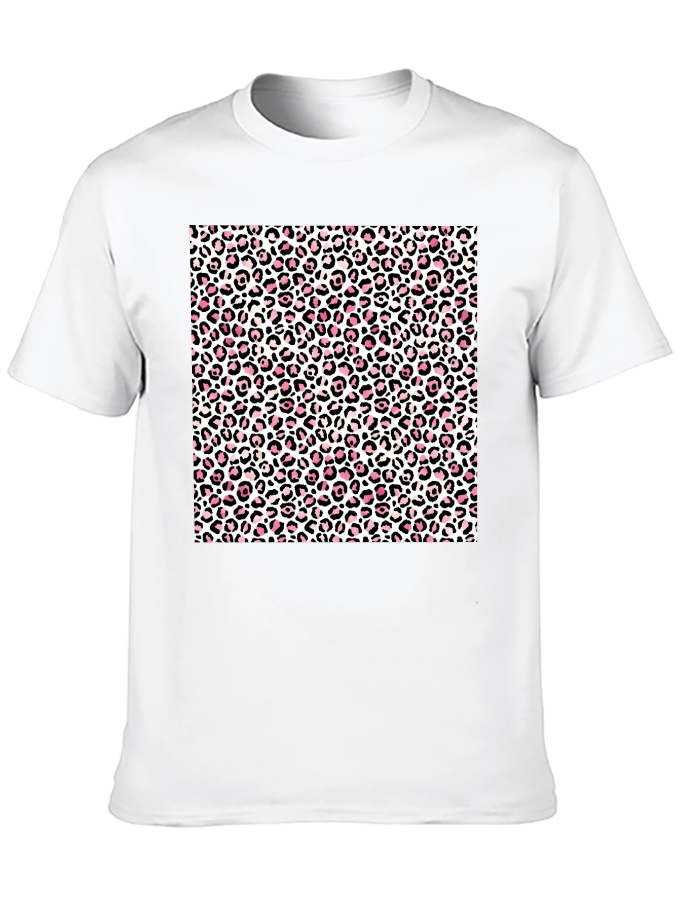 Leopard Print Black T-Shirt