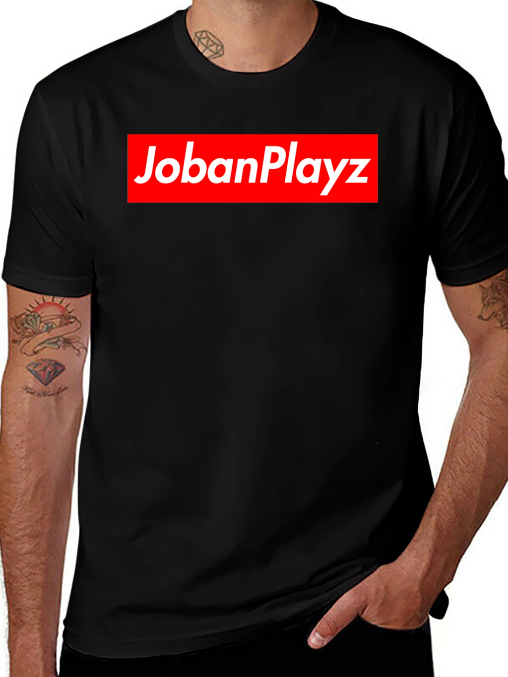 JobanPlayz Black Graphic Tee
