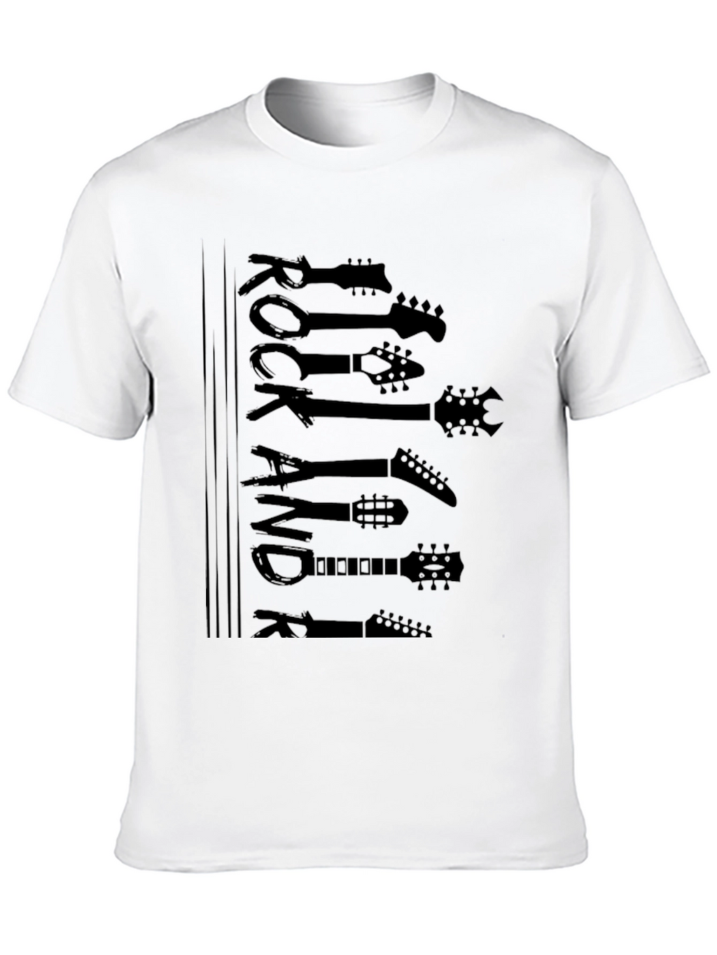 Rock and Roll Guitar Graphic T-Shirt