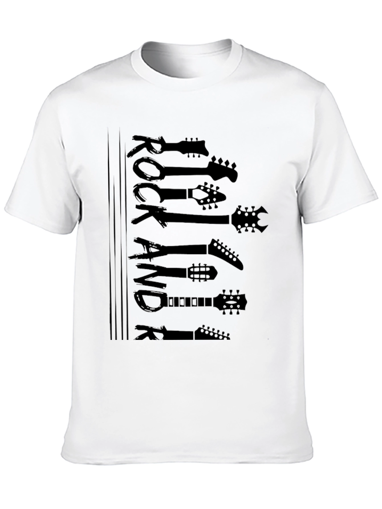 Rock and Roll Guitar Graphic T-Shirt