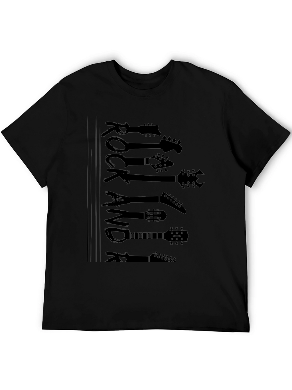 Rock and Roll Guitar Graphic T-Shirt