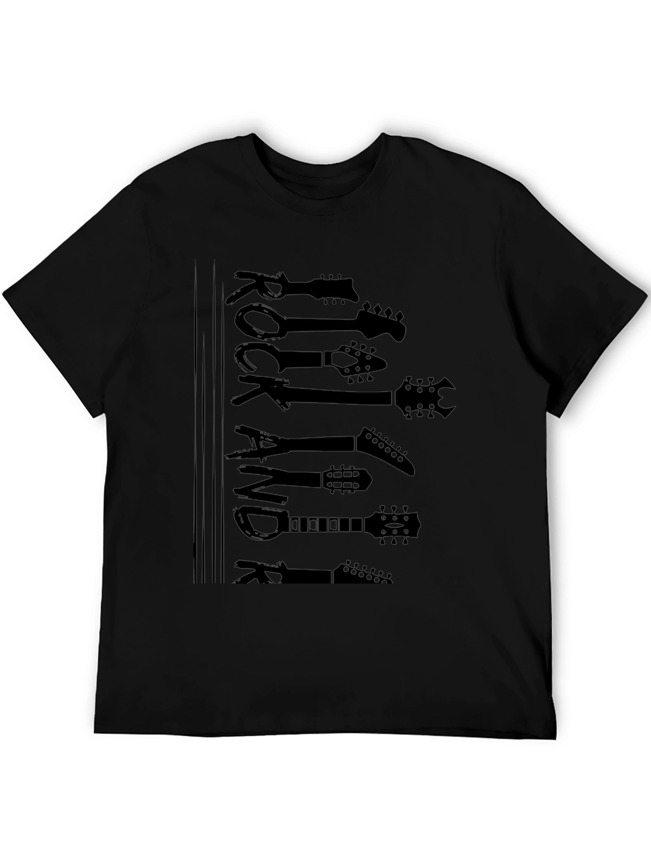 Rock and Roll Guitar Graphic T-Shirt