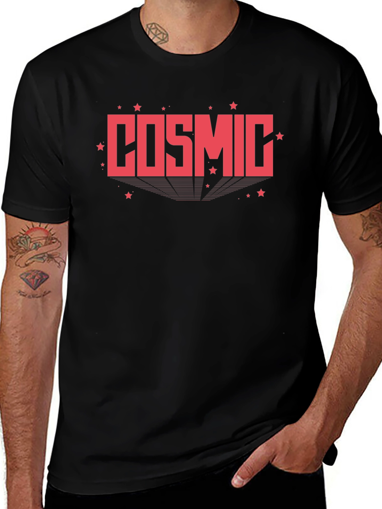 Cosmic Graphic T-Shirt - Retro Style