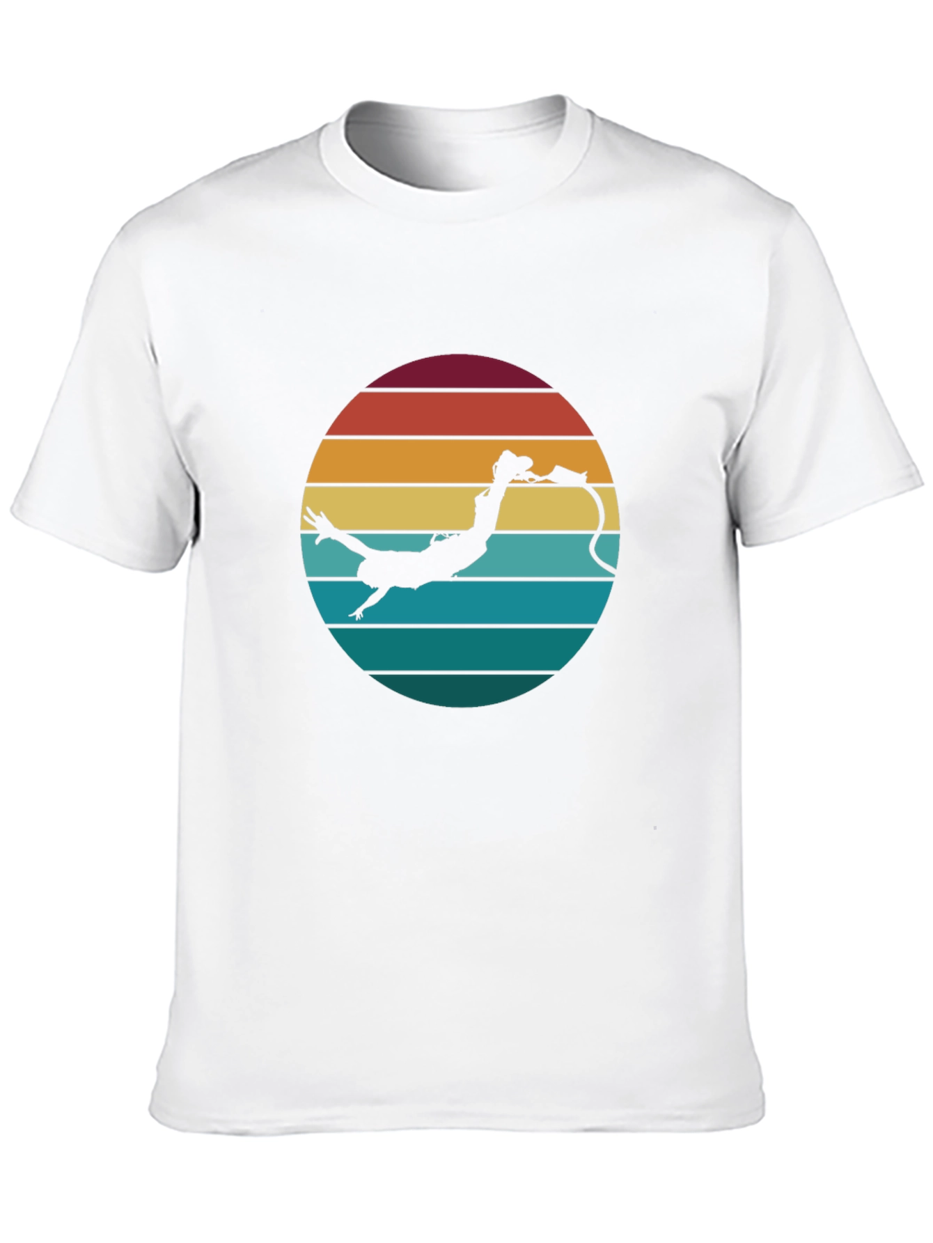 Retro Bungee Jumper T-Shirt - Black