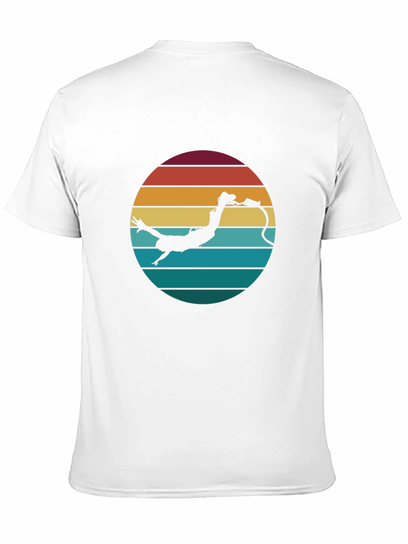 Retro Bungee Jumper T-Shirt - Black
