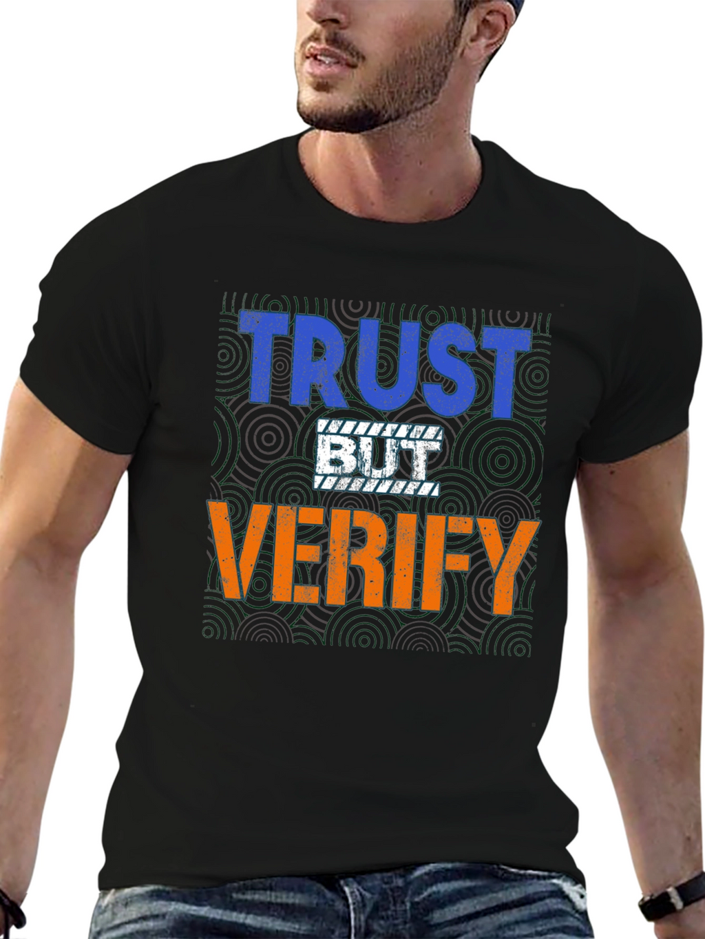 Trust But Verify Graphic Tee