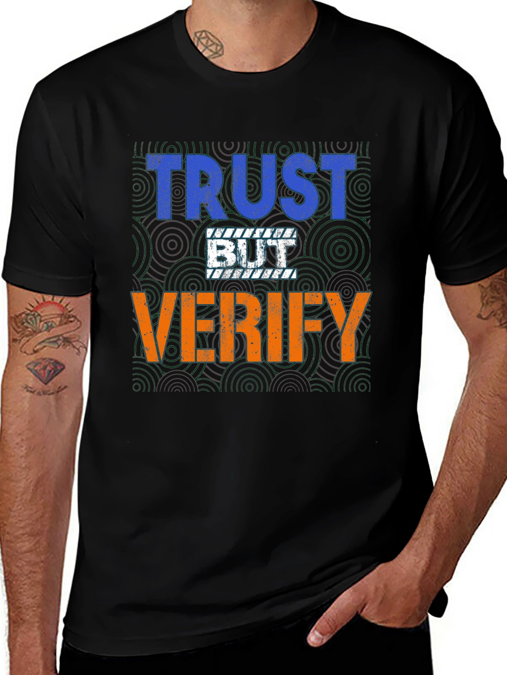 Trust But Verify Graphic Tee