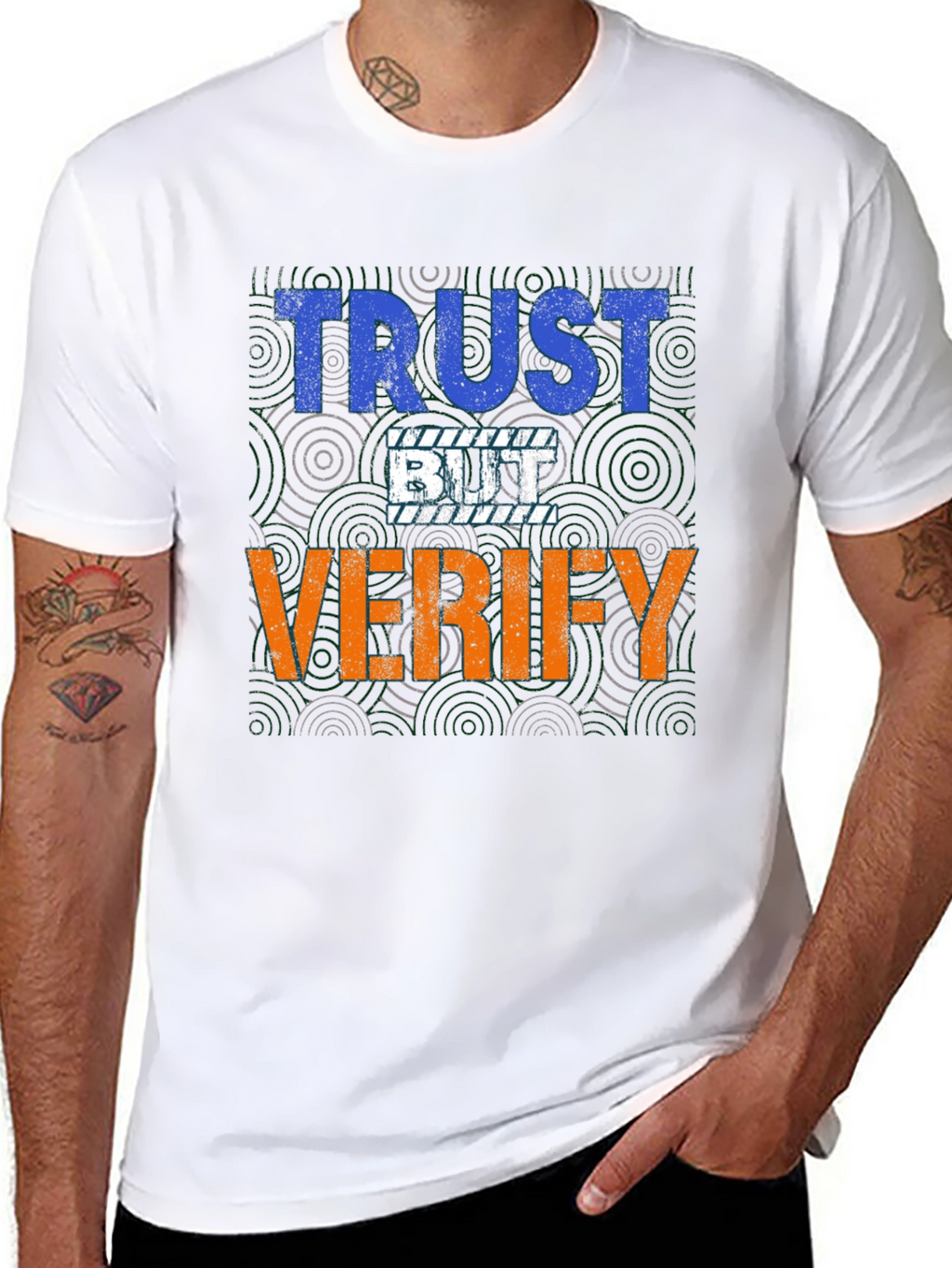 Trust But Verify Graphic Tee