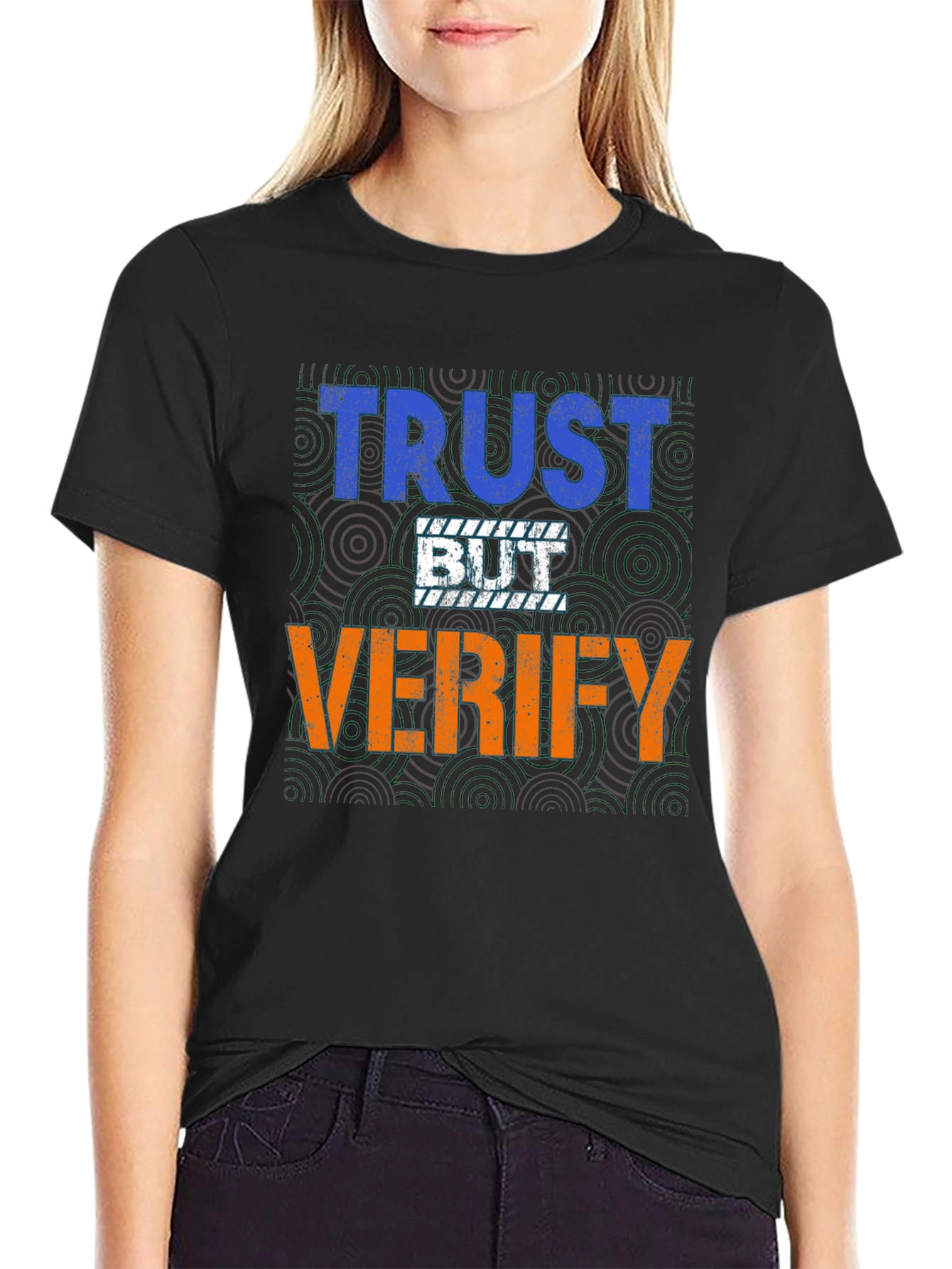 Trust But Verify Graphic Tee