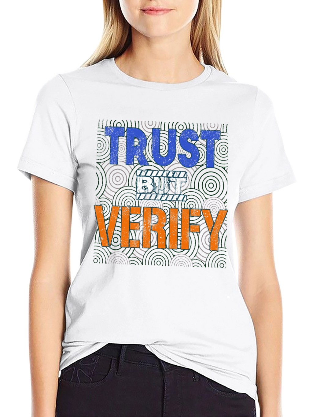 Trust But Verify Graphic Tee