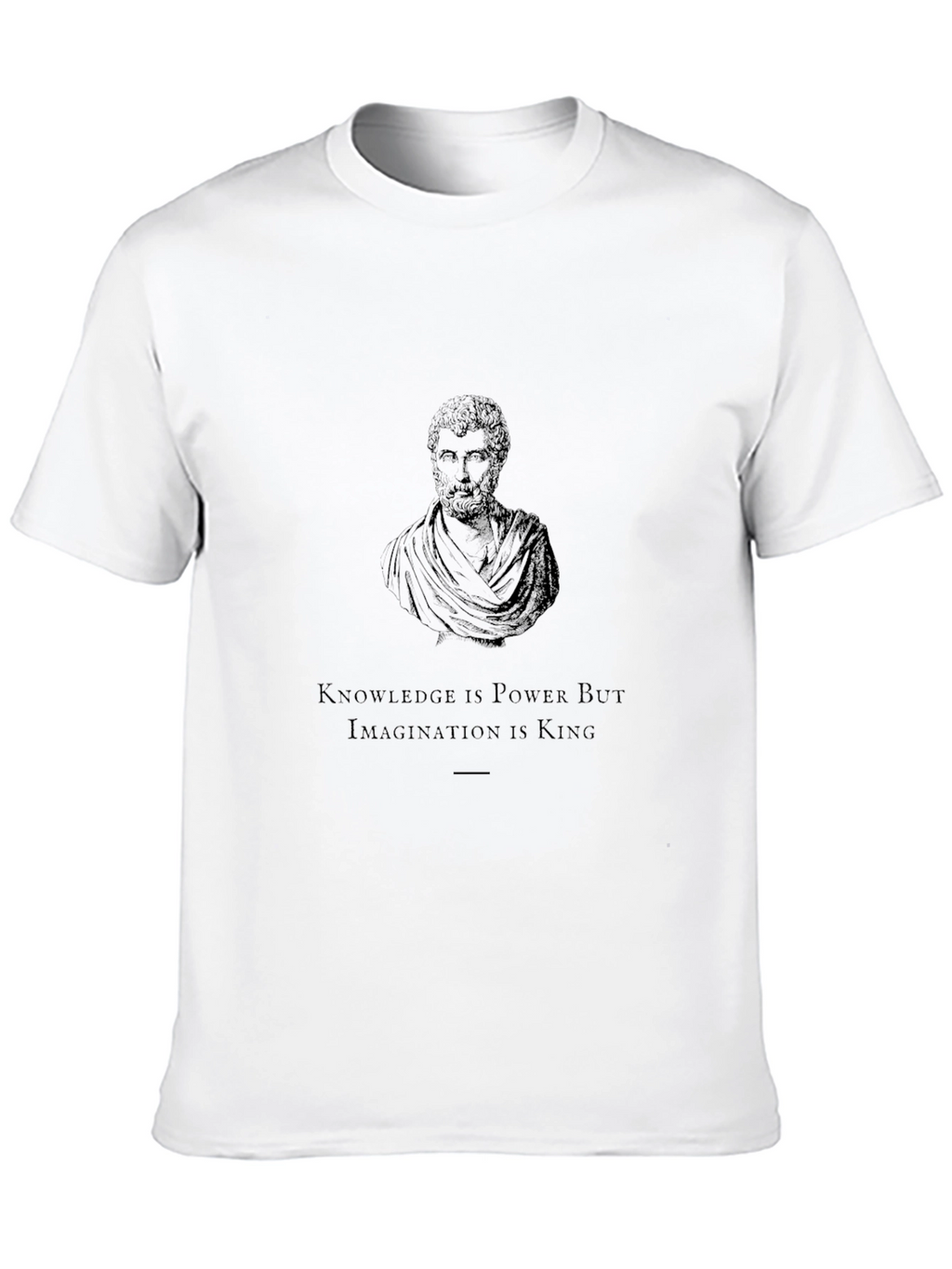 Knowledge & Imagination Black T-Shirt