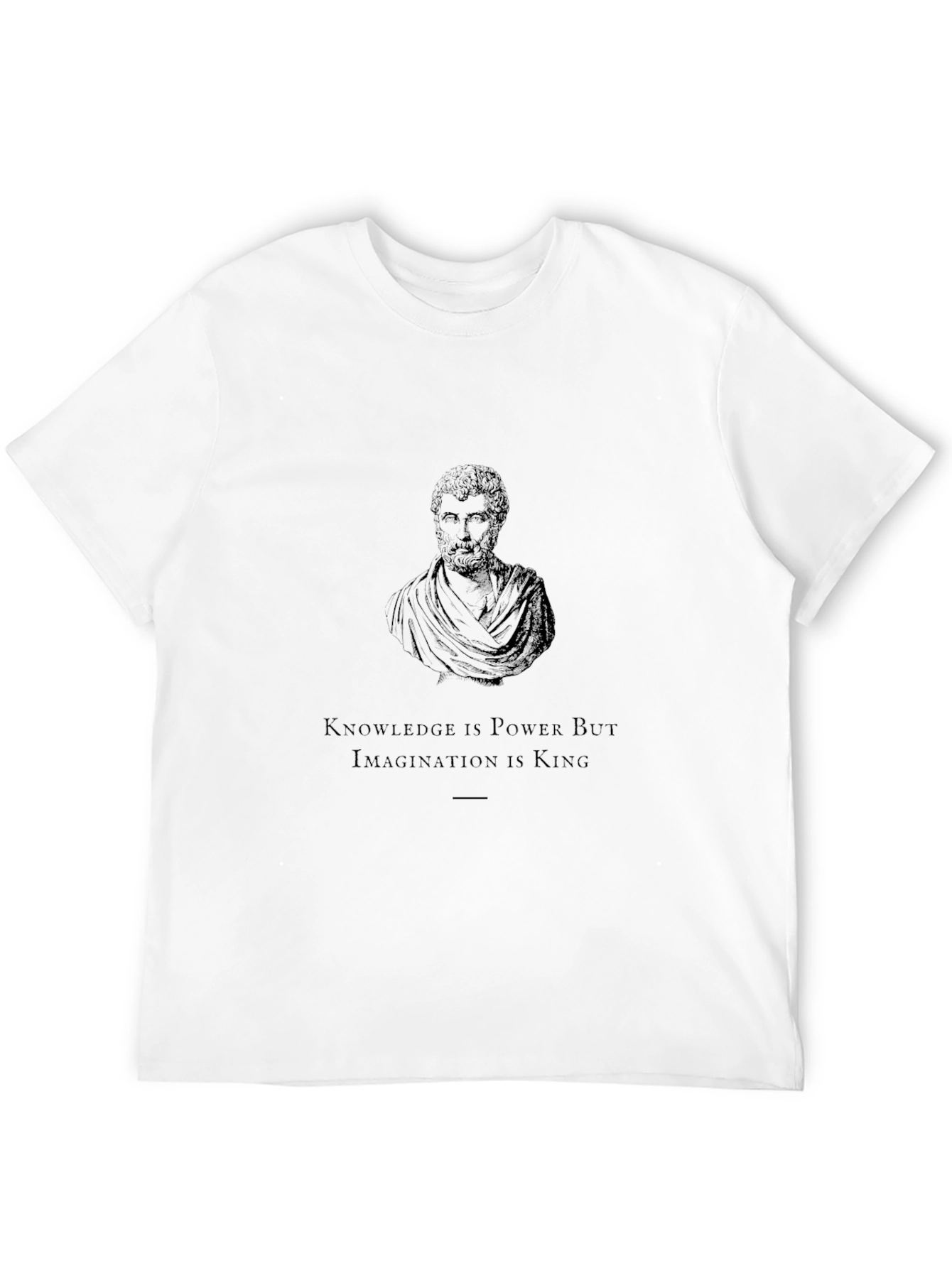 Knowledge & Imagination Black T-Shirt