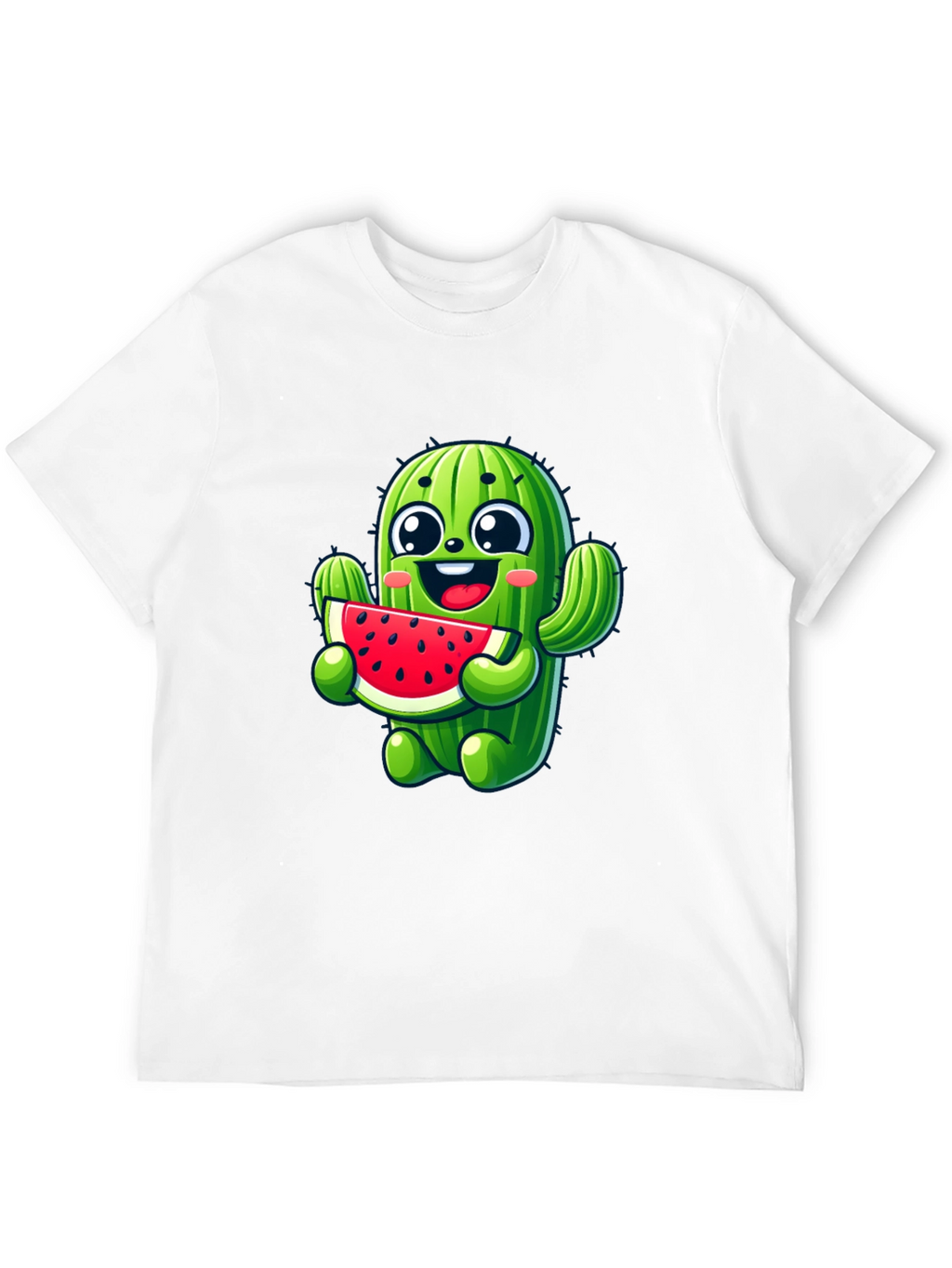 Cactus Watermelon Black T-Shirt