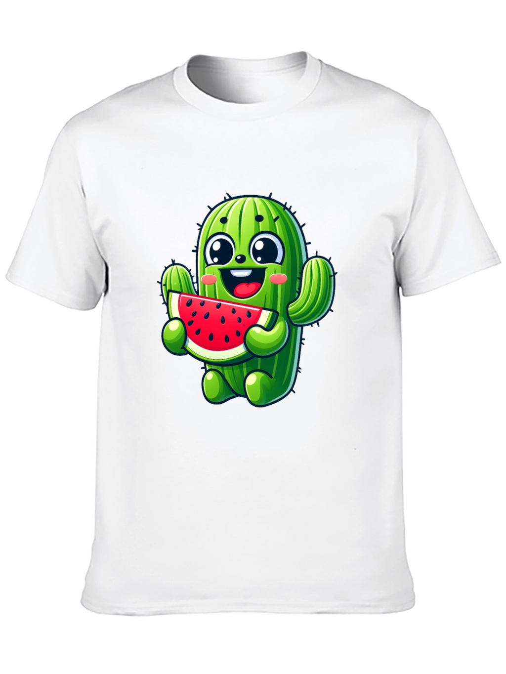 Cactus Watermelon Black T-Shirt