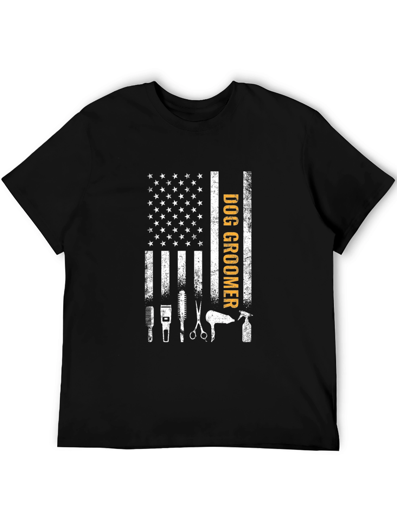 Dog Groomer Patriotic T-Shirt