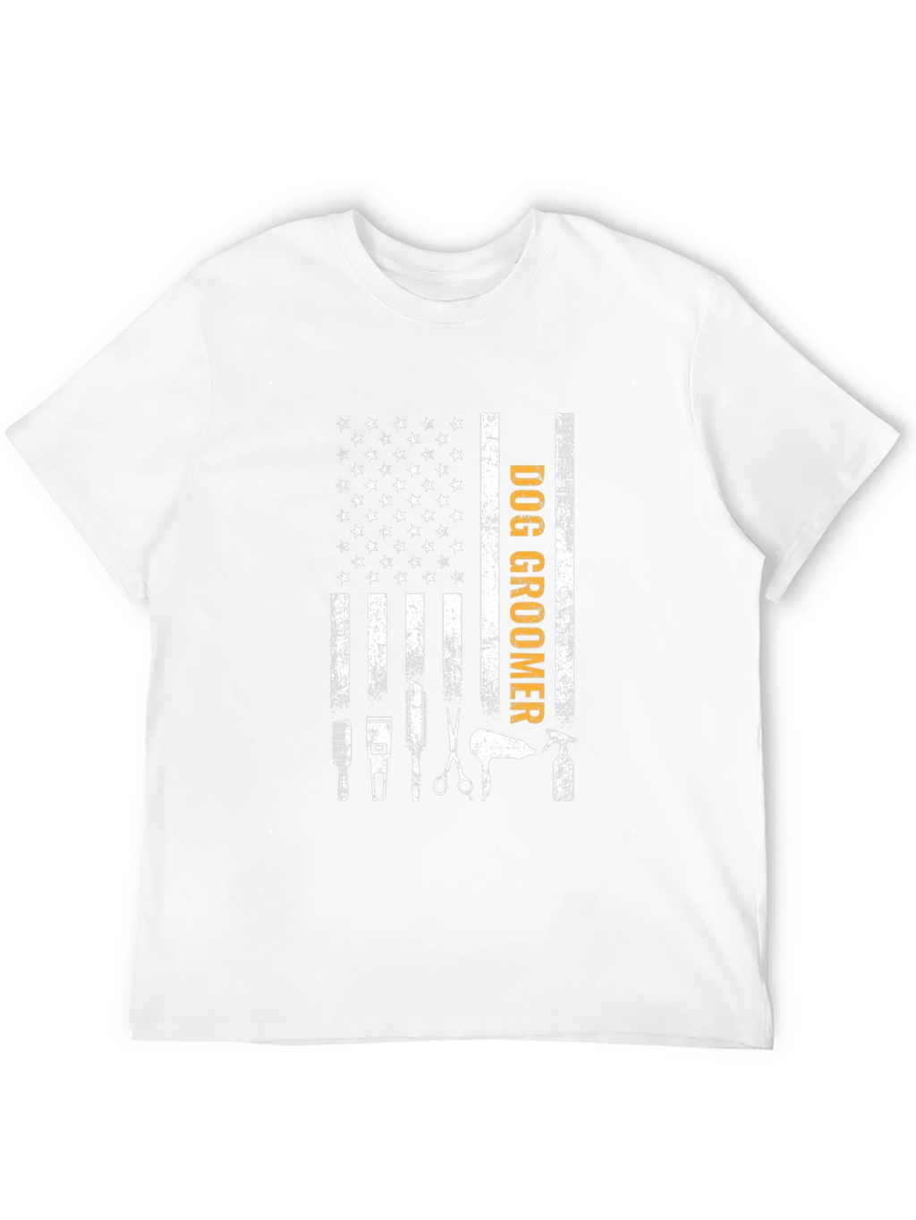 Dog Groomer Patriotic T-Shirt