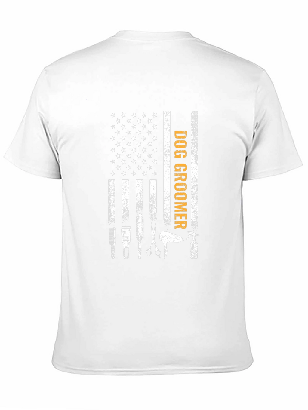 Dog Groomer Patriotic T-Shirt