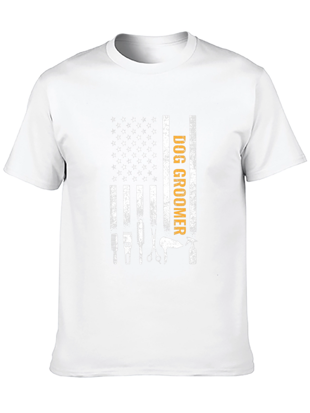 Dog Groomer Patriotic T-Shirt