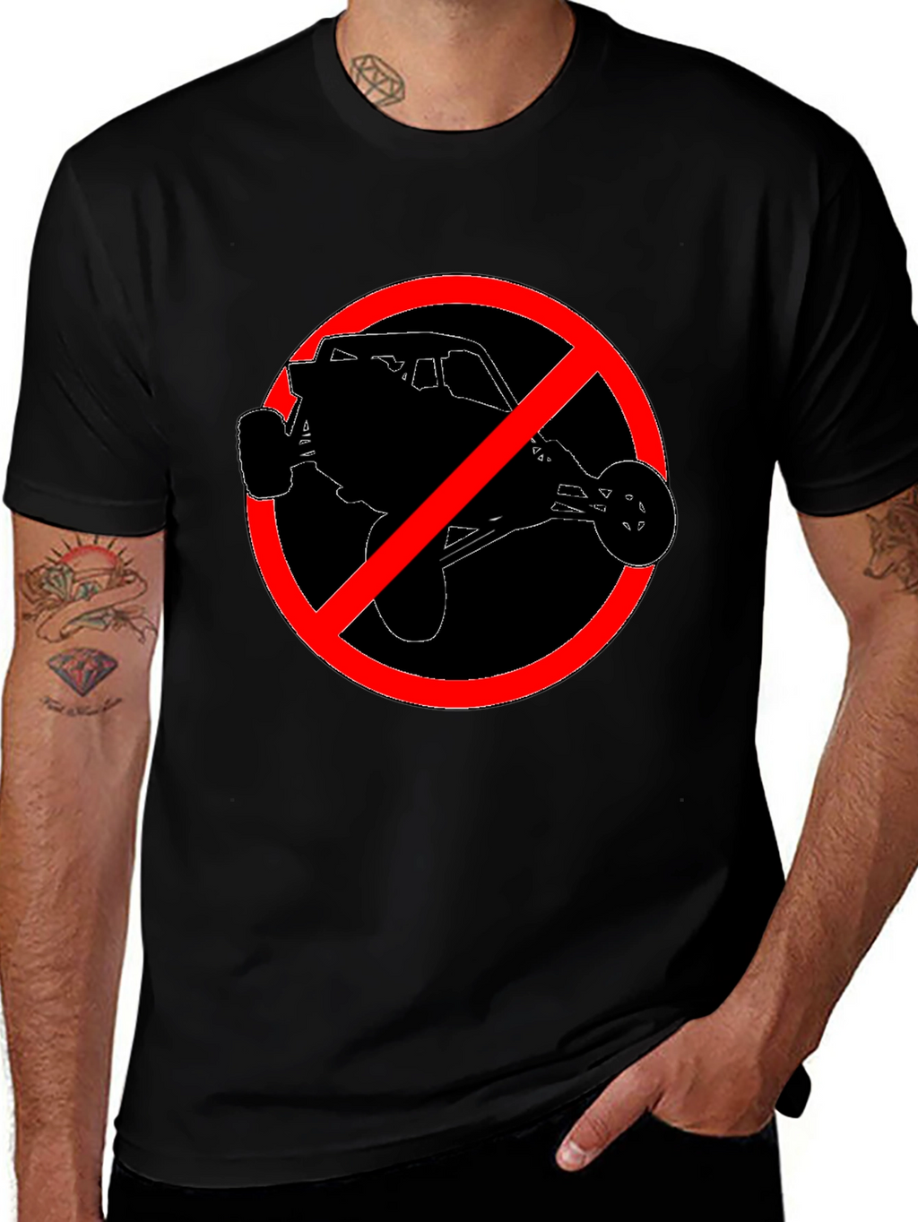 No Buggy Zone Black T-Shirt