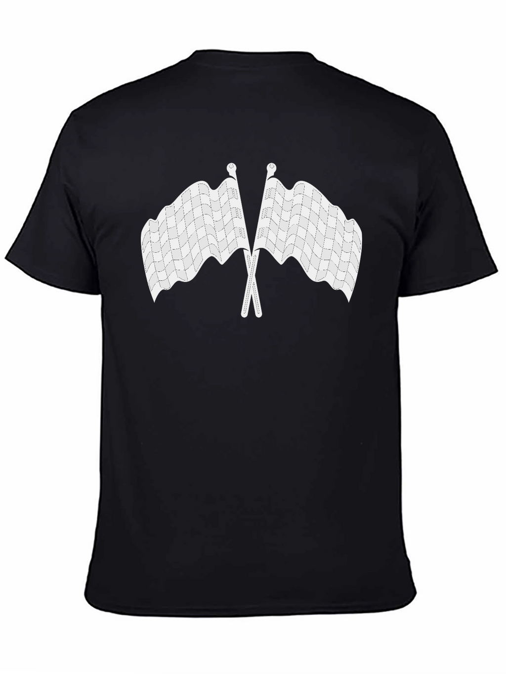 Checkered Flag Graphic Tee - Racing Enthusiast Shirt