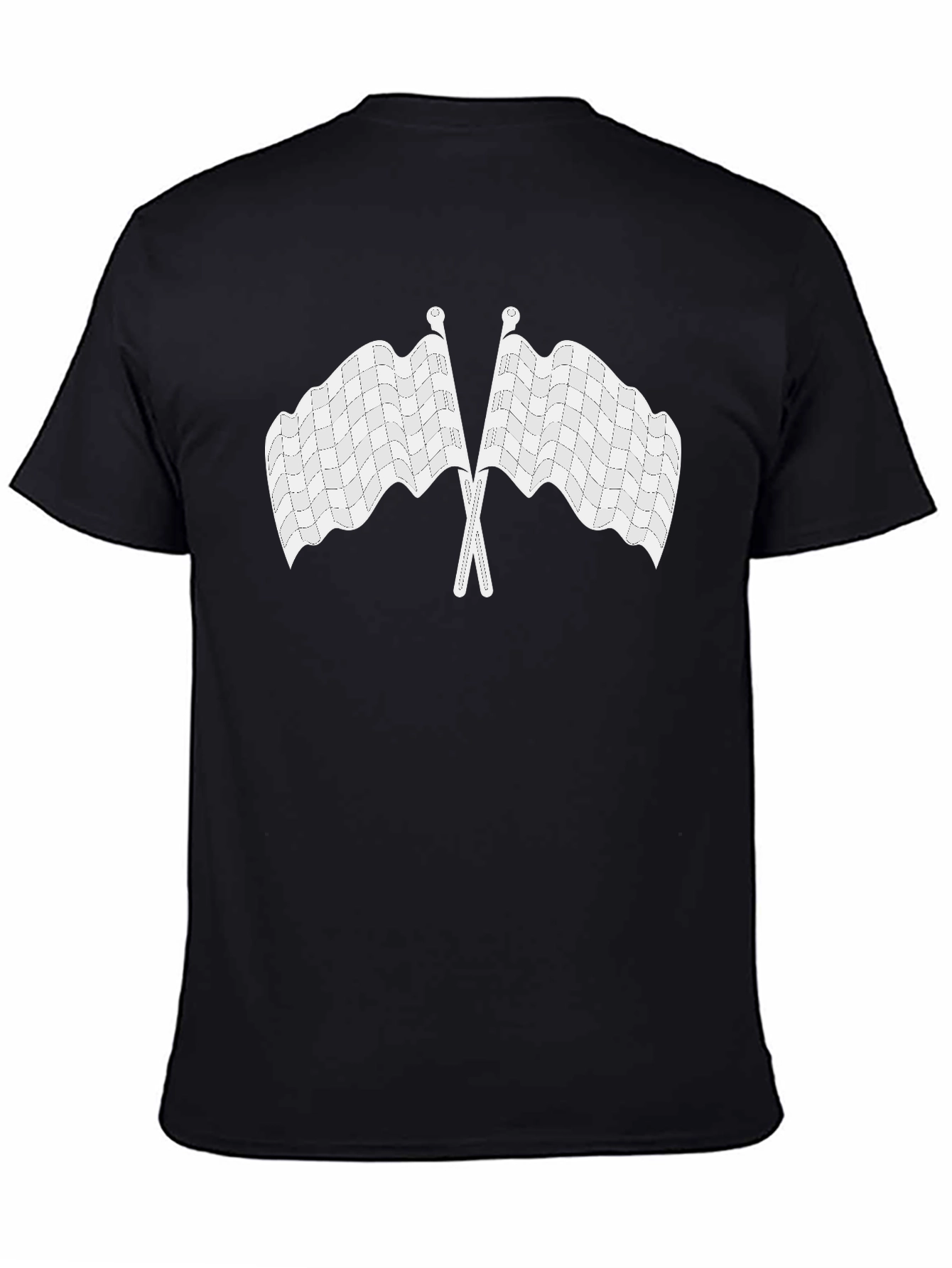 Checkered Flag Graphic Tee - Racing Enthusiast Shirt