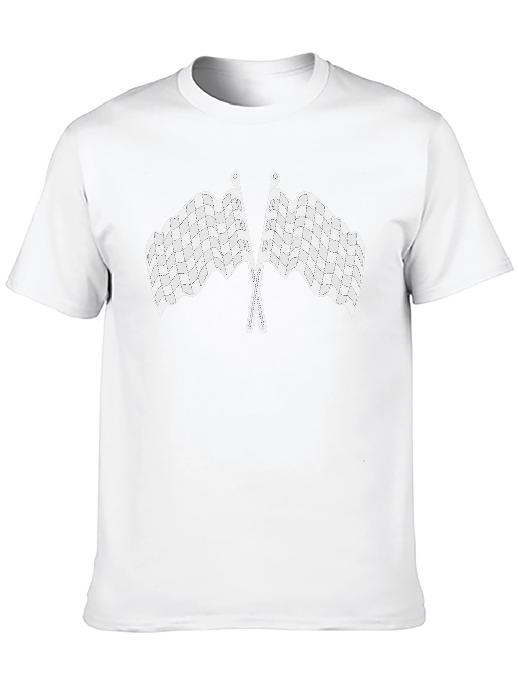 Checkered Flag Graphic Tee - Racing Enthusiast Shirt