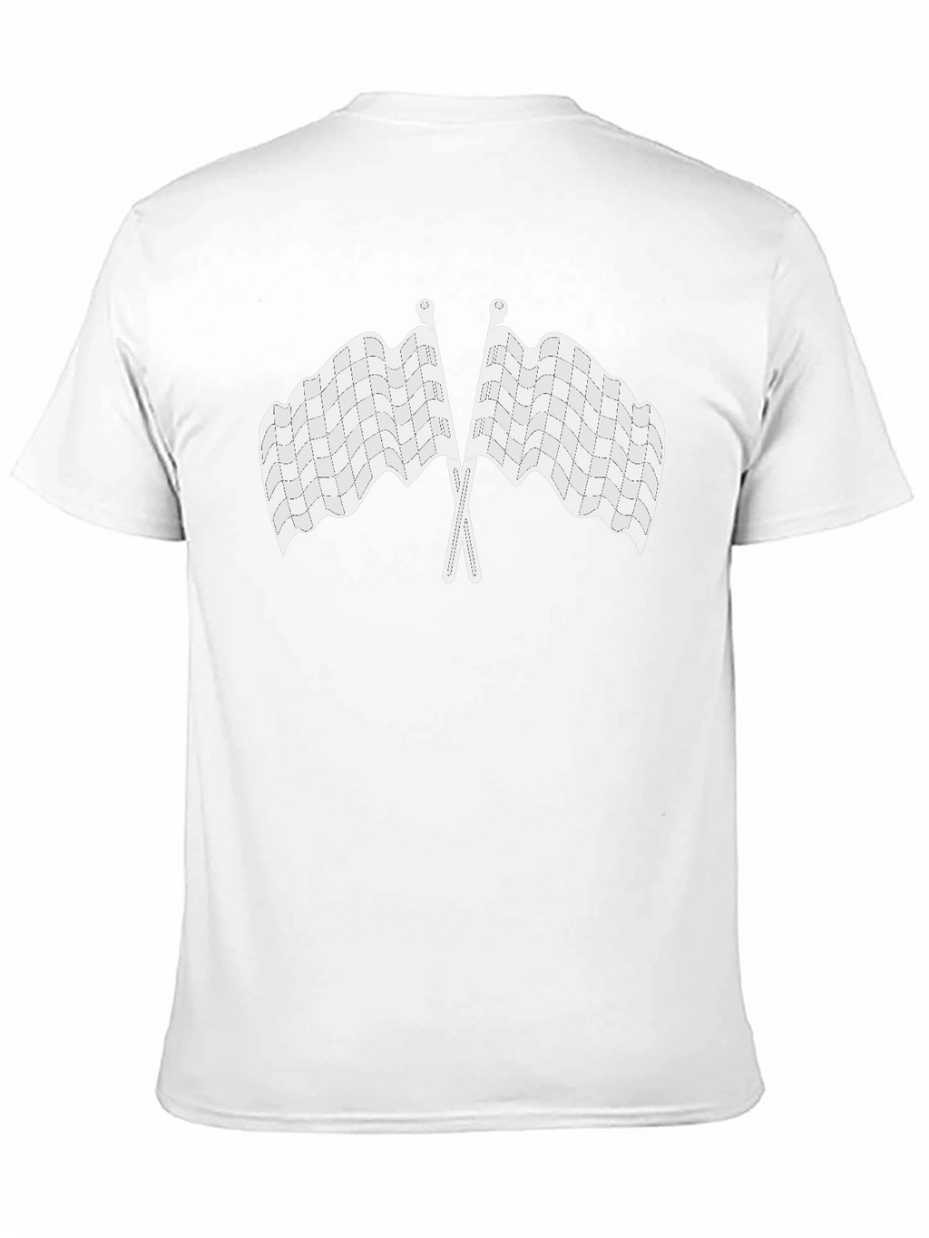 Checkered Flag Graphic Tee - Racing Enthusiast Shirt