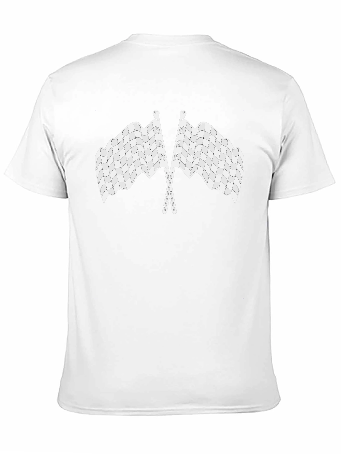 Checkered Flag Graphic Tee - Racing Enthusiast Shirt