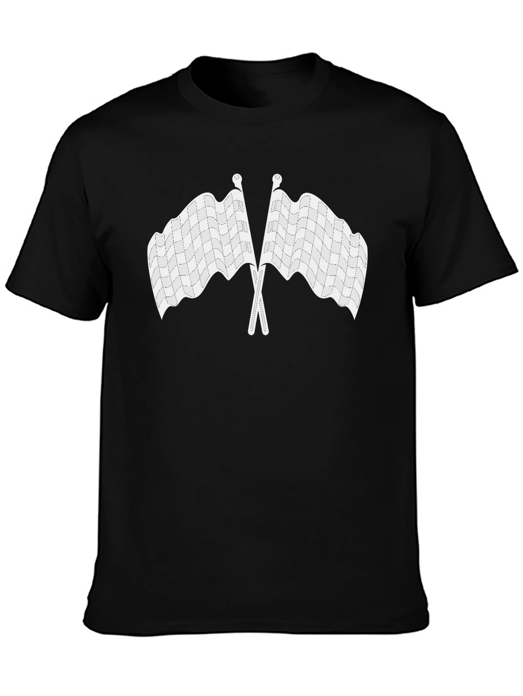 Checkered Flag Graphic Tee - Racing Enthusiast Shirt